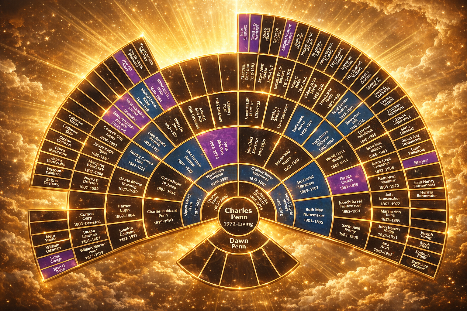 Family Tree FAN Diagram